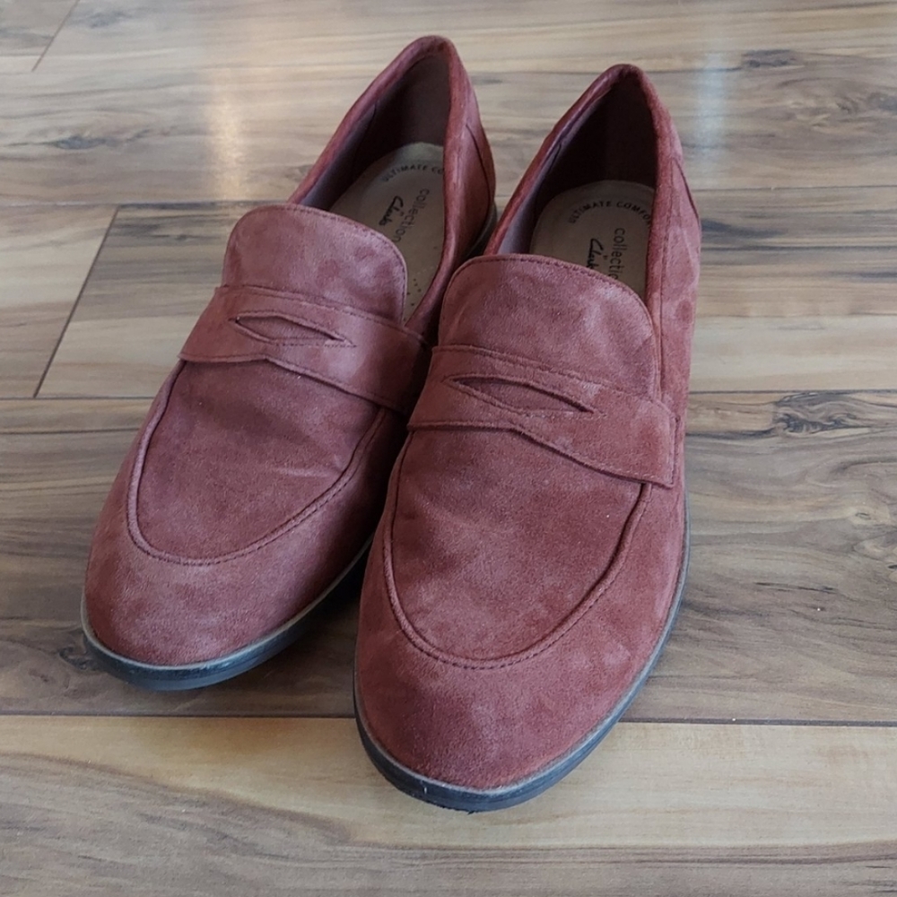 Clarks Trish Rose in Mahogany 9M